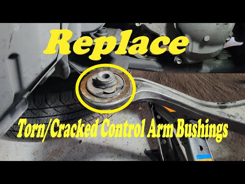 Replace Honda Accord Control Arm Bushings. Same Process for Most Cars.