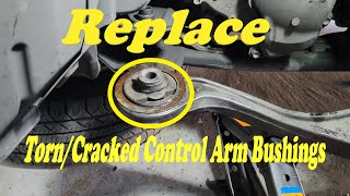 Replace Honda Accord Control Arm Bushings. Same Process for Most Cars.