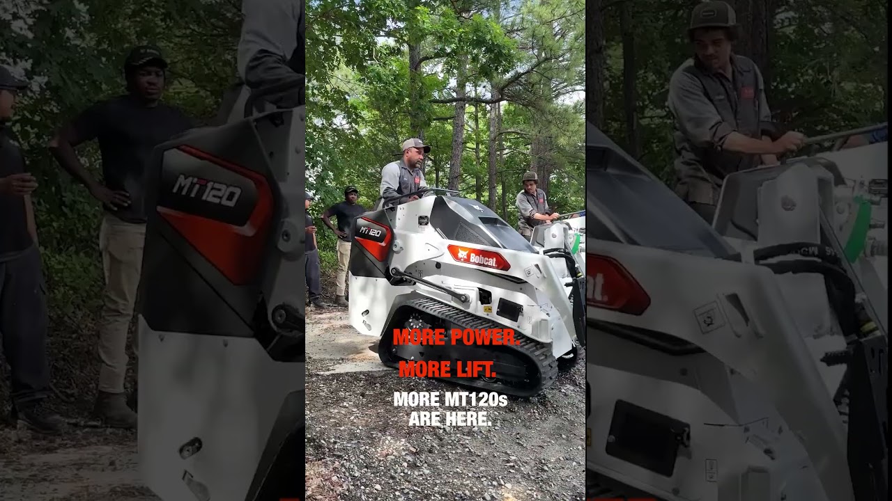 Back in stock! New Bobcat MT120 mini track loaders