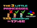 [TAS] SNES The 3 Little Princesses v1.3 | Rosalina &amp; Peach Only in 17:45 (Any%) By Vortexxx Princess