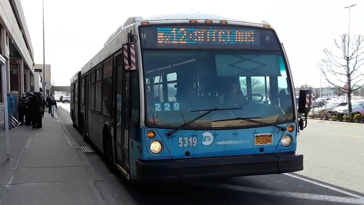 MTA: 2012 NovaBus LFSA Articulated Low Floor [5319] Bx12 SBS - YouTube
