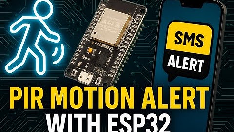How to make PIR Motion Alert with ESP32 & SMS | Beginner Project#esp32#pirsensor  #iotprojectcenters