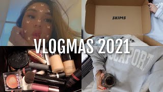 VLOGMAS DAY 16: skims haul, confidence tips, how to get over a breakup + more