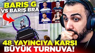 Thumbnail for BARIŞ G VS BARIŞ BRA 😱 YENİ MODDA YAYINCILAR ARASI BÜYÜK TURNUVA!! | PUBG MOBILE