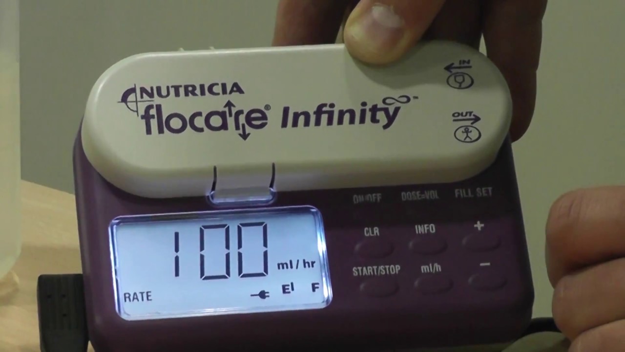 Помпа (насос) для энтерального питания NUTRICIA FLOCARE - YouTube