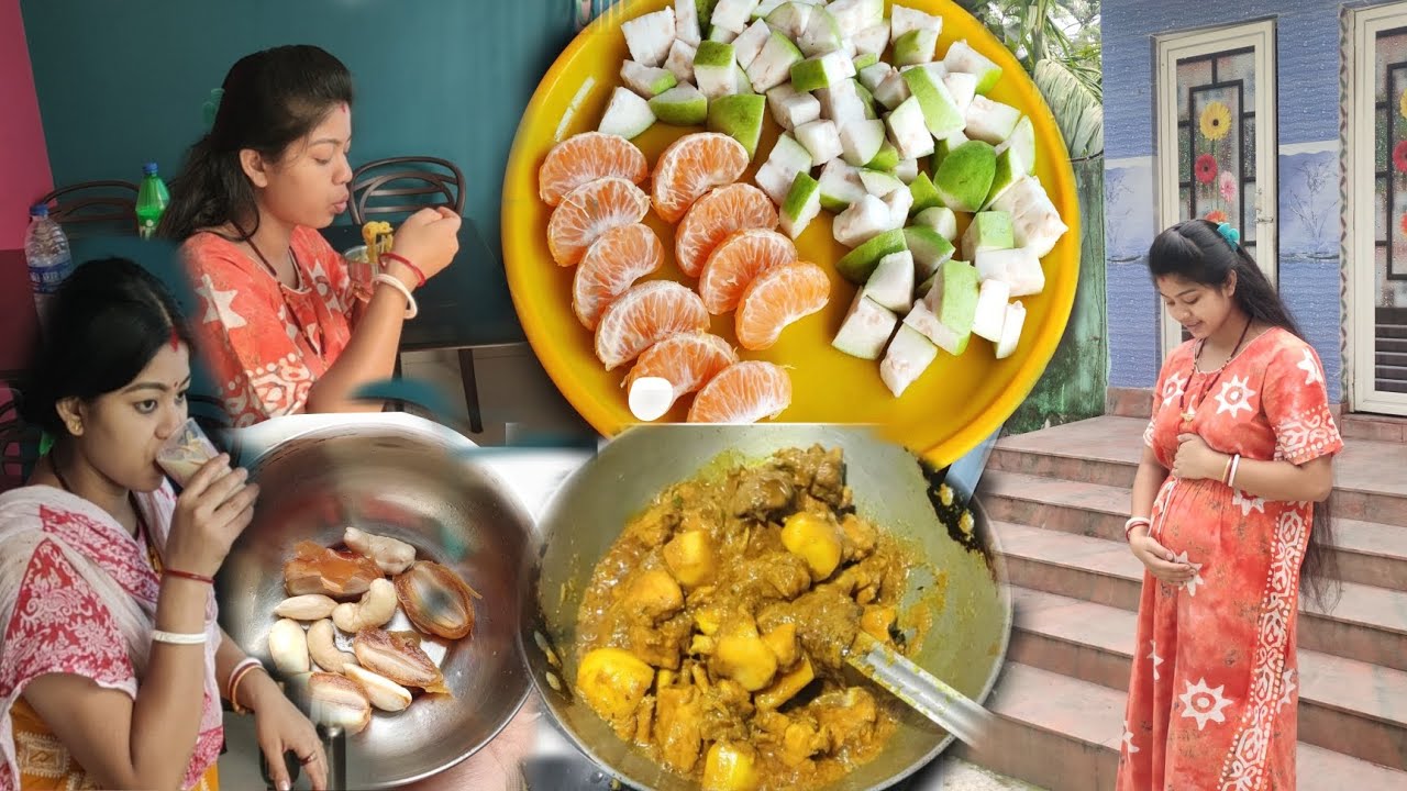 প্রেগনেন্সিতে আমি রোজ কি কি খাওয়া দাওয়া করি নিজের ভালো এবং বেবির সুস্থতার জন্য।।