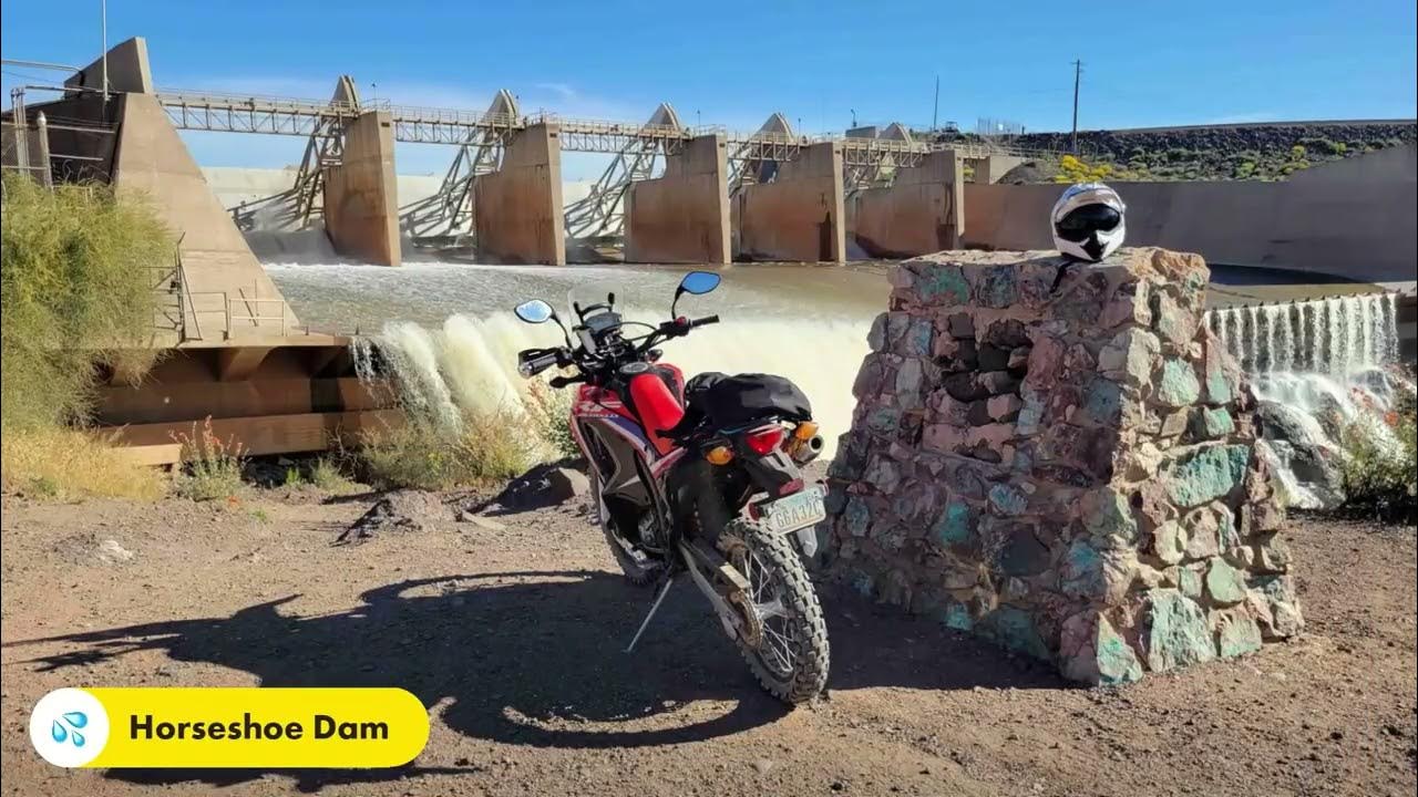 Horseshoe Dam Arizona Spillway Overflow April 2023 Dirt Bike SXS Scenic