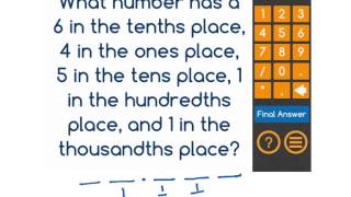 [5.NBT.3a-1.9] Decimals to thousandths - Common Core Standard