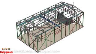 Framework with crane free 3D model #100082