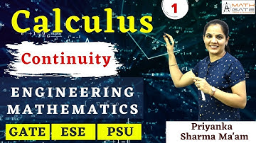 Continuity in Calculus I Engineering Mathematics by Priyanka Sharma Mam