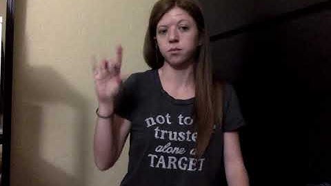 ASL 101 Lesson 4 Assignment