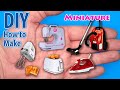 DIY MINIATURE REALISTIC HACKS AND CRAFTS MINI APPLIANCES FOR DOLLHOUSE, MORE DIY CRAFTS