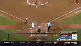 UCLA Walk Off Win vs Oklahoma | 2019 Women's College World Series