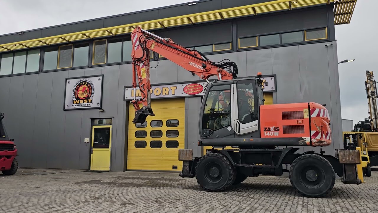2008 Hitachi ZX140W-3 - YouTube