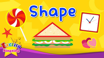Shape (Names of Shapes) -Kids vocabulary - Learn English for kids - English educational video