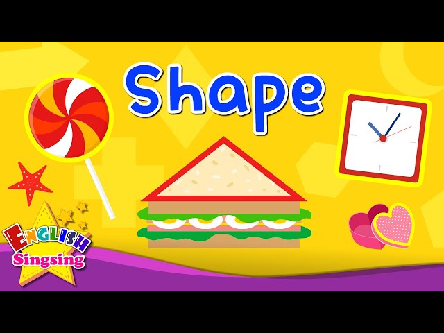 SHAPES IN ENGLISH. FORMAS EM INGLÊS 🟡🟦🔺️🔶️ 