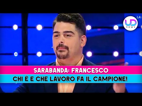 Sarabanda, Il Campione Francesco: Chi E' E Che Lavoro Fa!
