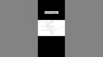 Operations research ques paper📃of B.tech(CSE) 4th sem (2018) | #engineering #exam #ytshorts