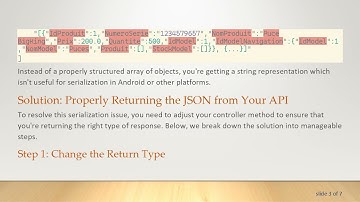 How to Fix Serialization Issues in Your .NET MVC Web Application