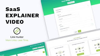 SaaS Explainer Video Animation for Link Hunter / Link Building Tool / Doodly Studio