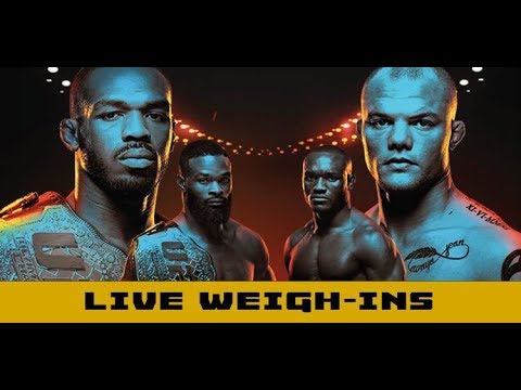 UFC 235 Official Weigh-Ins: Jon Jones vs Anthony Smith- Woodley vs Usman