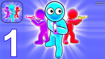 Merge Squad Attack - Gameplay Walkthrough Part 1 Stickman Merge Squad Army Commander (iOS, Android)