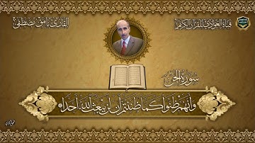 القارئ نامق مصطفى - سورة الجن