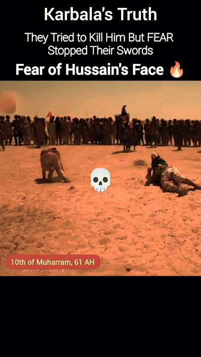 Fear of Hussain A.S Face 🔥🔥#shorts #shortsfeed #muharram #hussain #karbala