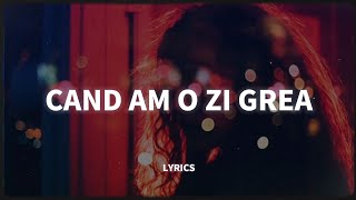 Video thumbnail of "Oana Radu - Cand am o zi grea // versuri"