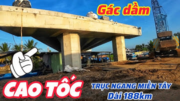 CẬN CẢNH XÂY DỰNG CAO TỐC CHÂU ĐỐC - CẦN THƠ - SÓC TRĂNG TẠI XÃ VĨNH KHÁNH, HUYỆN THOẠI SƠN