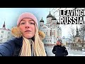 We left Russia. (Long journey!)