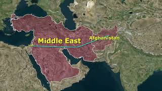 Israel To North East India Free GeoLayer Map Animation