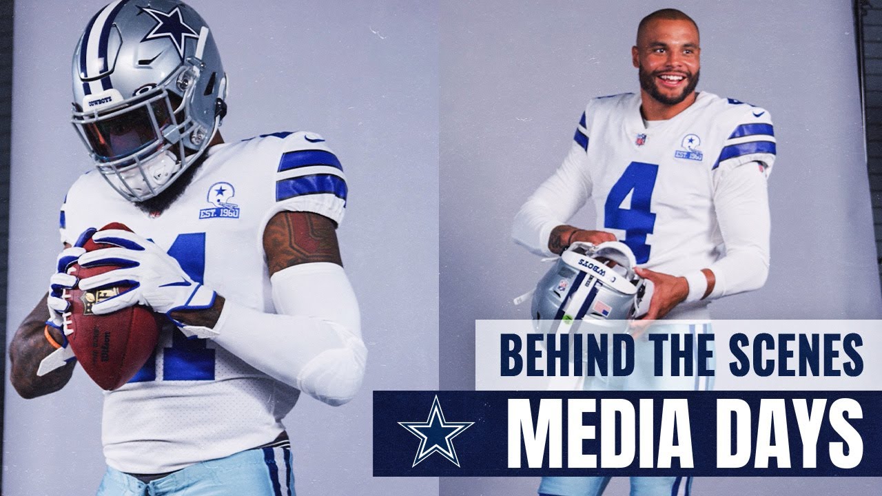 Behind the Scenes Cowboys Media Days Dallas Cowboys 2020 YouTube