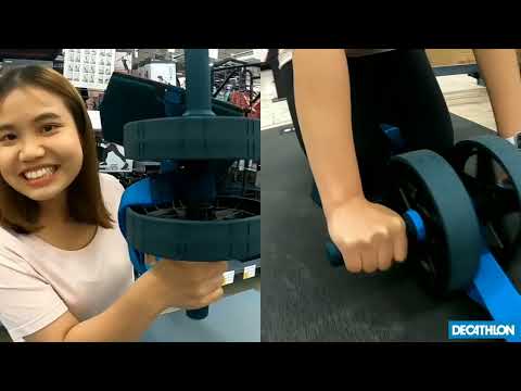 รีวิว!! อุปกรณ์ออกกำลังกาย สำหรับหน้าท้อง AB WHEEL รุ่น EVOLUTIVE | Decathlon Chiang Mai