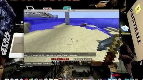 Shoot Lightning in Minecraft! [Single Player Commands Mod]