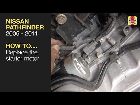 How to Replace the Starter Motor on a Nissan Pathfinder 2005 to 2014