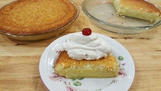 Impossible Pie - Super Easy - Coconut Pie - The Hillbilly Kitchen