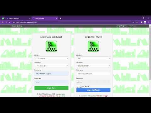 Tutorial Login RO Dispendik Surabaya-Login Wali Murid