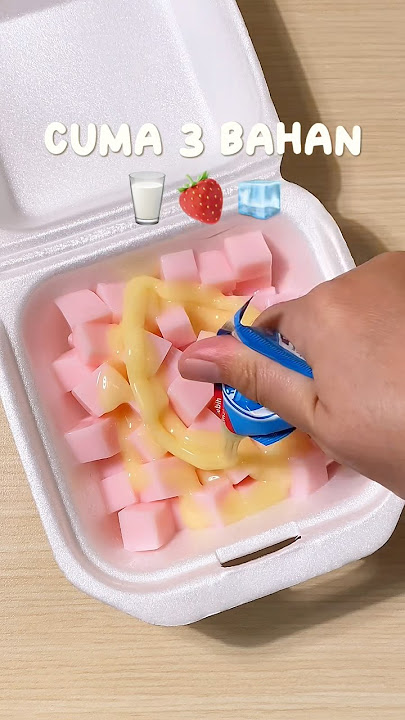 only 3 ingredients🥛🍓🧊#snacks #shortvideo #short #shorts