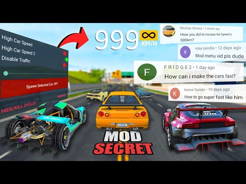 #2023 Extreme Car Driving Simulator || SPEED MOD TUTORIAL!