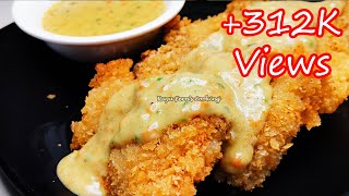 HOW TO MAKE CRISPY FRIED CHICKEN ALA KING WITH CREAMY WHITE SAUCE | SUPER EASY AND YUMMY!!!