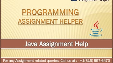 Java Assignment Help|Programming Assignment Helper|