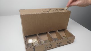 DIY Coin Sorting Machine from Cardboard