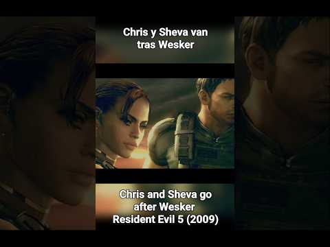 Chris and Sheva go after Wesker #residentevil #chrisredfield