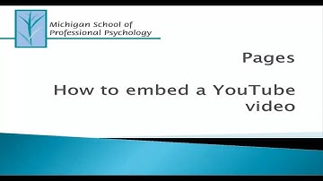 Faculty Moodle Training - How to Embed YouTube Videos