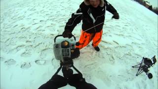 Ice drill trouble