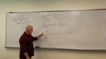 Power Series Solutions Part 1