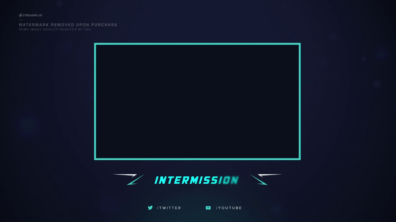 Stream Intermission Screen Animated Brb Overlay Youtube