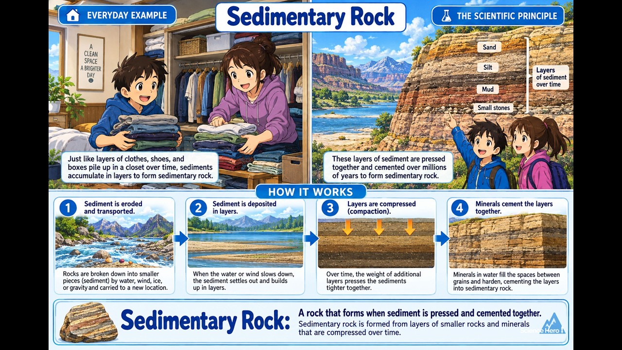 Sedamentory Rocks What is Sedimentary Rock? - Easy to Understand - YouTube