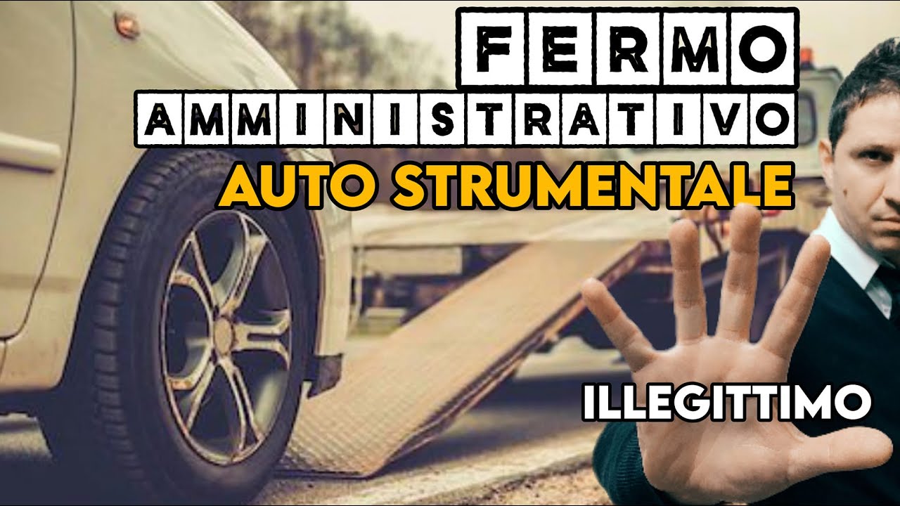 modello fermo amministrativo bene strumentale
